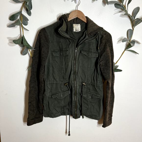 Full Tilt Green Utility Jacket LAST CALL - Picture 1 of 4